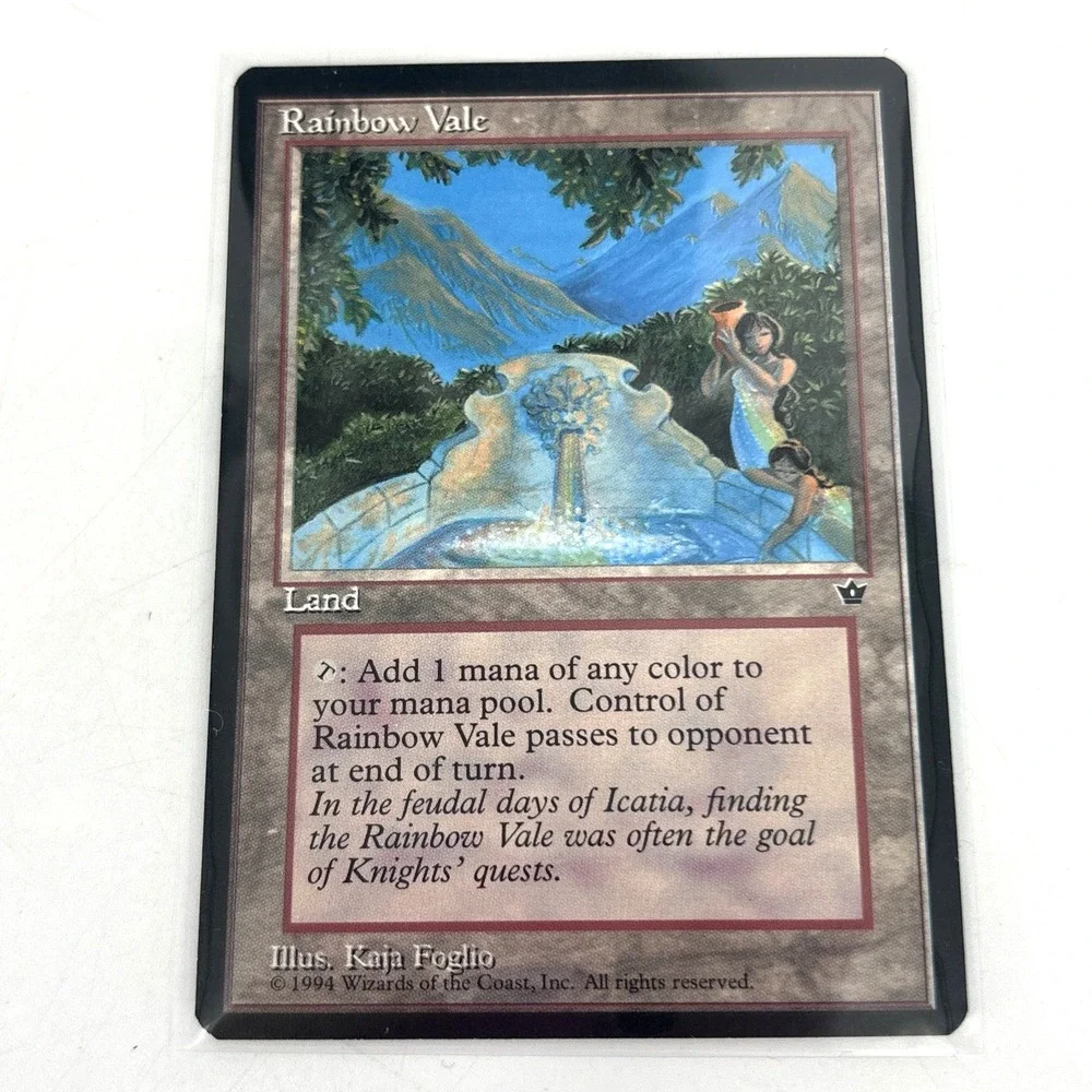 MTG Rainbow Vale Fallen Empires Vintage Magic‎ The Gathering LP